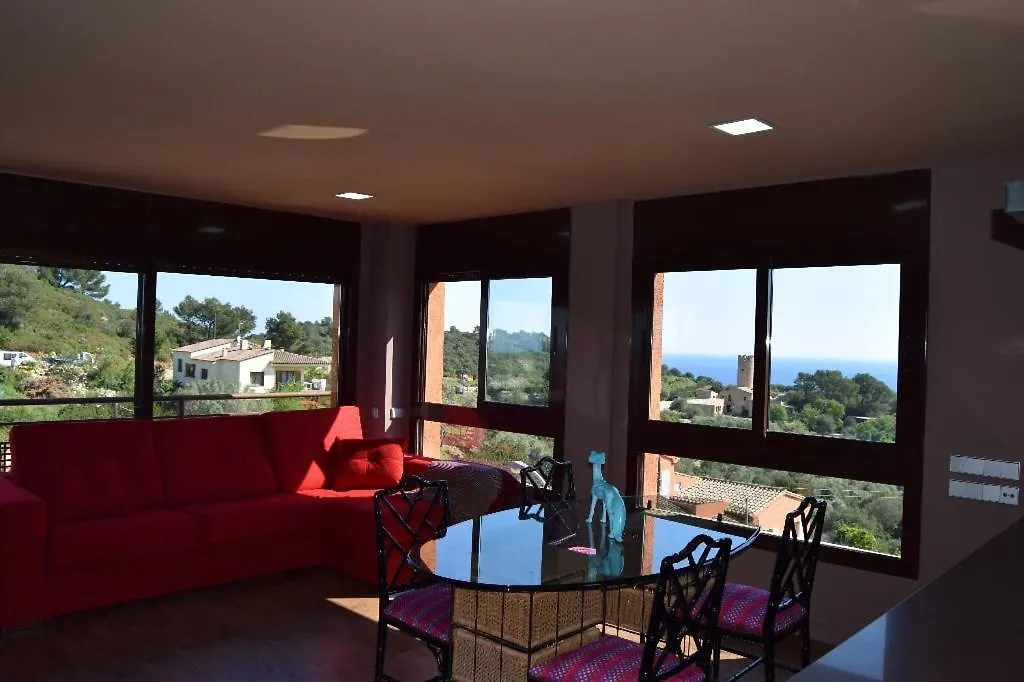 Precioso Duplex En Begur Con Vistas Al Marアパートメント 0*,